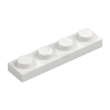 LEGO Plate, 1 x 4, White [3710] 371001