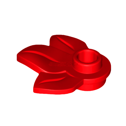 LEGO Plant Plate, Round 1 x 1 with 3 Leaves, Red [32607] 6372723