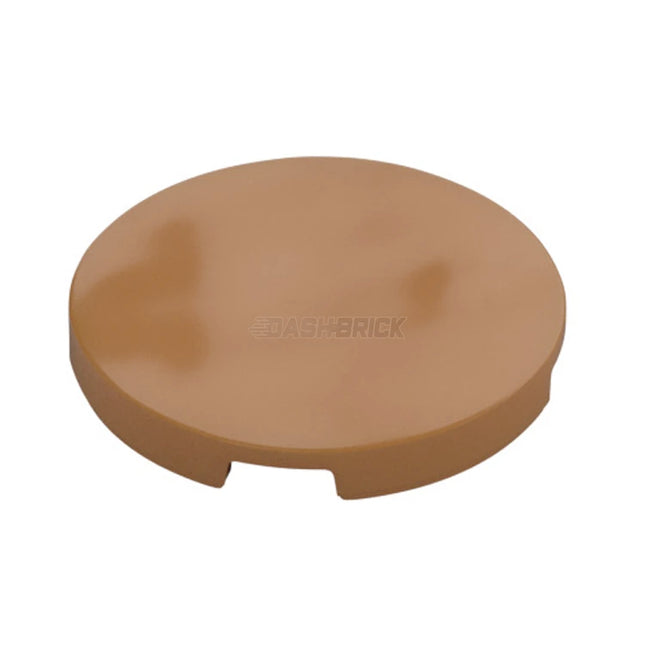 LEGO Tile, Round 3 x 3, Medium Nougat [67095] 6326106
