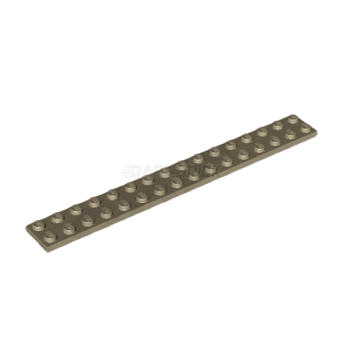 LEGO Plate 2 x 16, Dark Tan [4282] 6316277