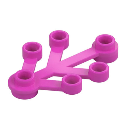 LEGO Plant Leaves 4 x 3, Dark Pink [2423] 6268816