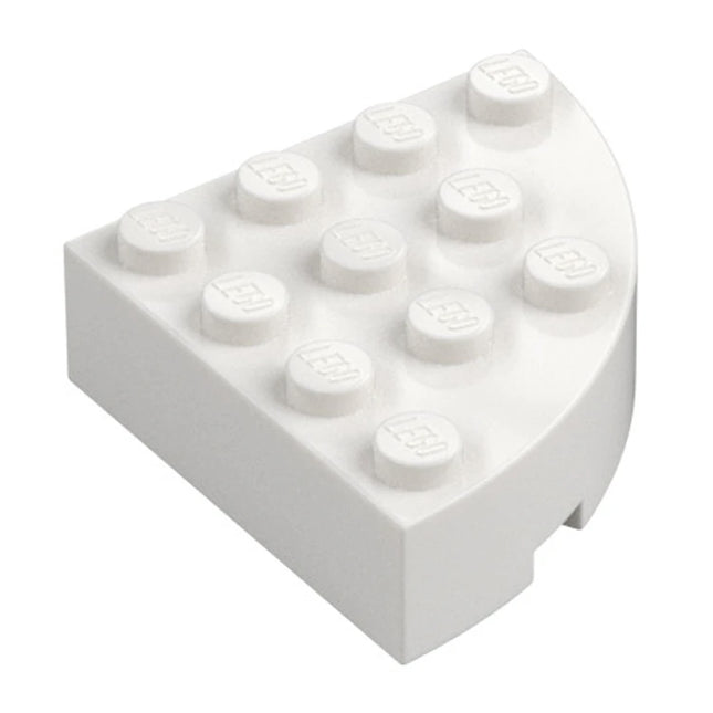 LEGO Brick, Round Corner 4 x 4 Full Brick, White [2577] 6442278