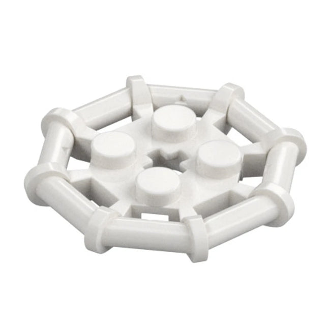 LEGO Plate, Modified 2 x 2 with Bar Frame Octagonal, White [75937] 6009016