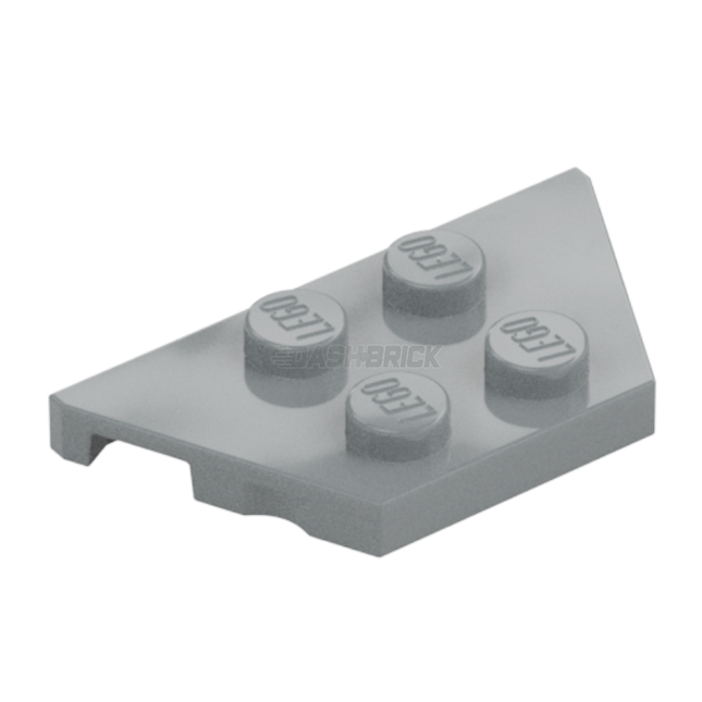 LEGO Wedge, Plate 2 x 4, Light Grey [51739] 4507056