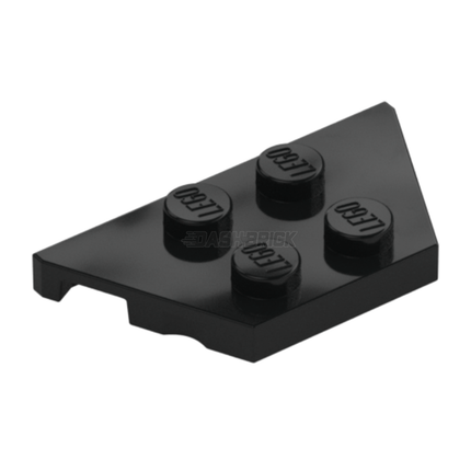 LEGO Wedge, Plate 2 x 4, Black [51739] 4531412