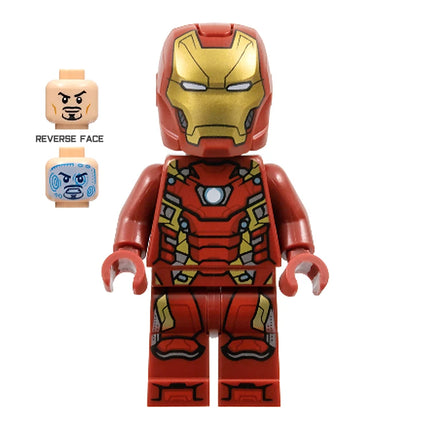 LEGO Minifigure - Iron Man - Mark 46 Armor, Large Helmet Visor, The Infinity Saga [MARVEL]