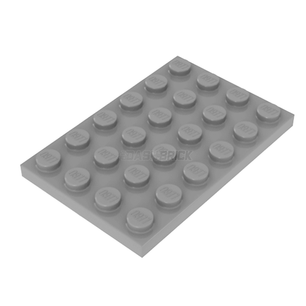 LEGO Plate 4 x 6, Light Grey [3032] 4211404
