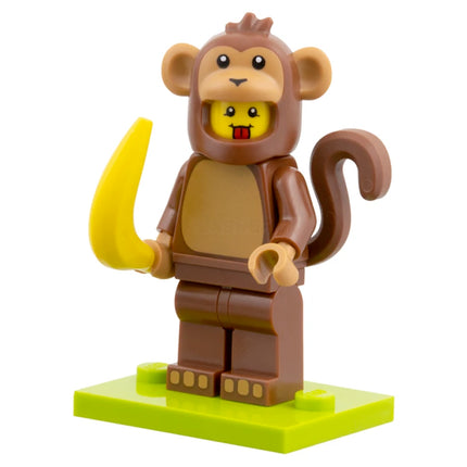 LEGO Collectable Minifigures - Monkey Costume Fan (4 of 12) [Series 28] Animal Series