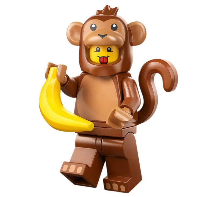 LEGO Collectable Minifigures - Monkey Costume Fan (4 of 12) [Series 28] Animal Series
