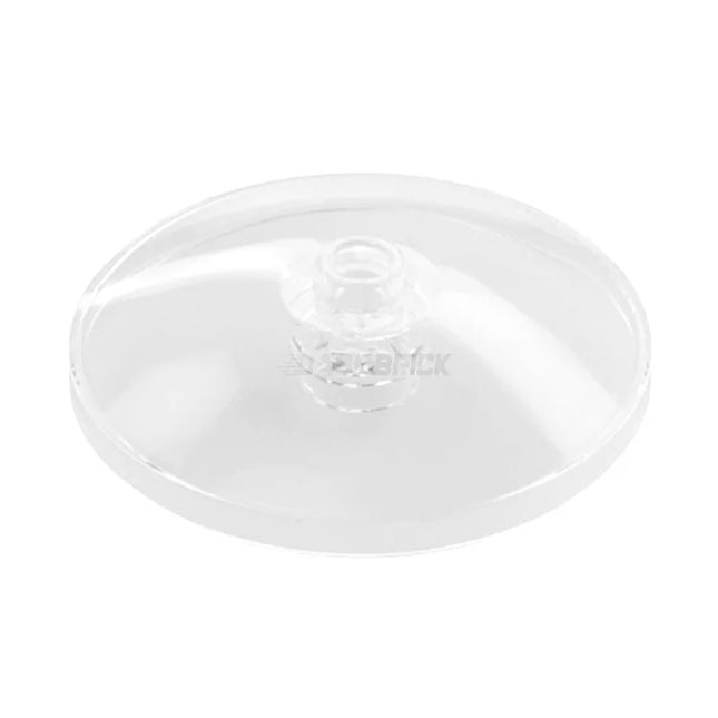 LEGO Dish 4 x 4 Inverted (Radar), Open Stud, Trans-Clear [35394]