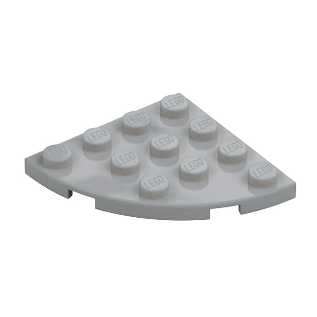 LEGO Plate, Round Corner 4 x 4, Light Grey [30565] 4579294