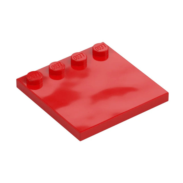 LEGO Tile, Modified 4 x 4 with Studs on Edge, Red [6179] 4616342