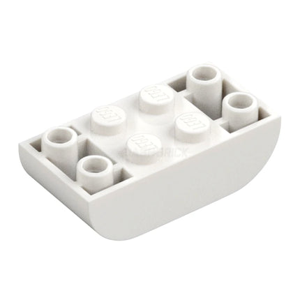 LEGO Slope, Curved 4 x 2 Inverted Double, White [5174] 6461062