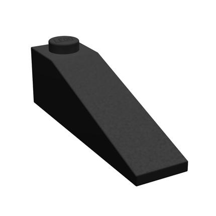 LEGO Slope 18 4 x 1, Black [60477] 4515362