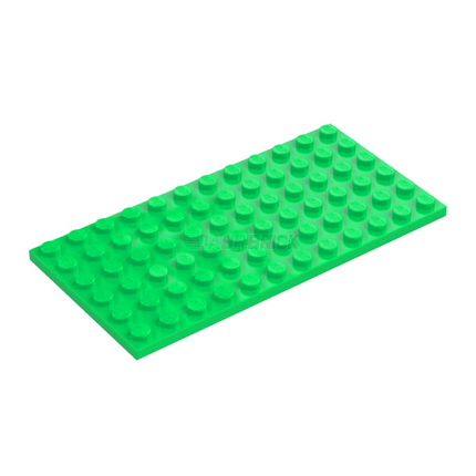 LEGO Plate 6 x 12, Bright Green [3028] 4541414