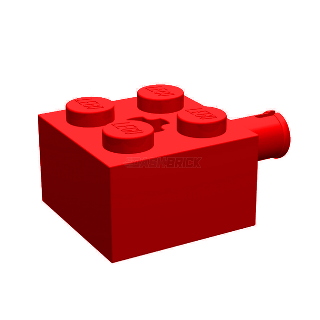 LEGO Brick, Modified 2 x 2 with Pin and Axle Hole, Red [6232] 6347696