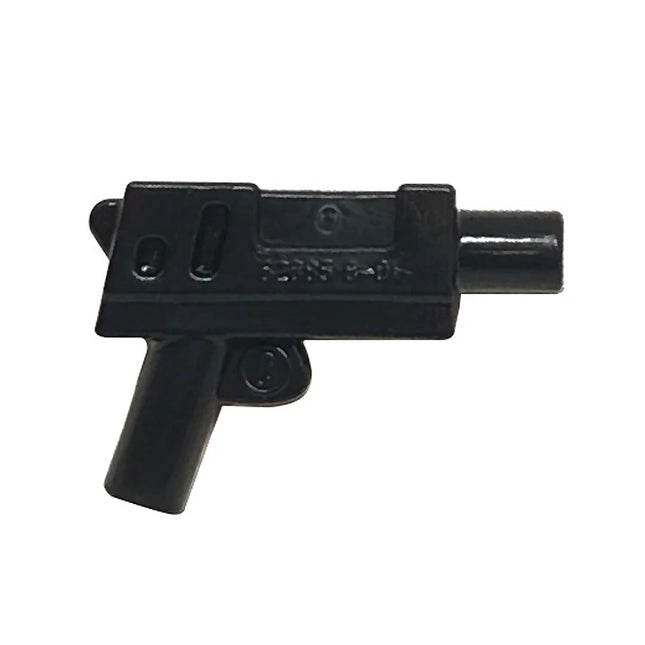 LEGO Minifigure Accessory - Weapon Gun, Pistol Automatic Medium Barrel, Black [62885] 6103643