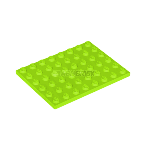 LEGO Plate 6 x 8, Lime Green [3036]