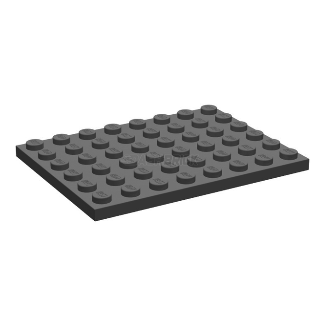 LEGO Plate 6 x 8, Dark Grey [3036] 4210794