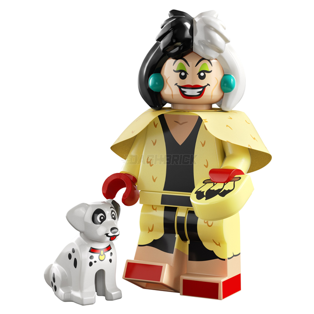 LEGO Collectable Minifigures - Cruella de Vil & Dalmatian puppy (13 of 18) [Disney 100] SEALED