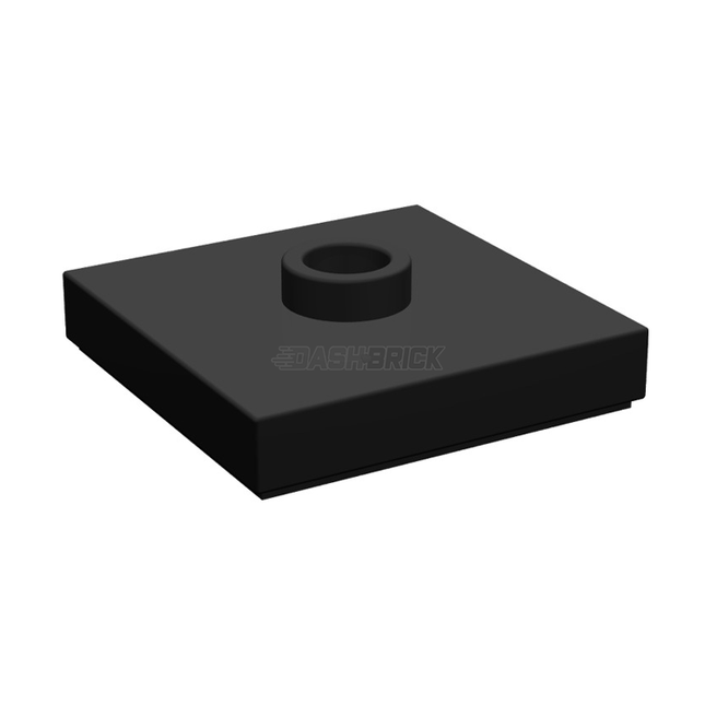 LEGO Plate, Modified 2 x 2, 1 Stud in Center, Black [87580] 4565323
