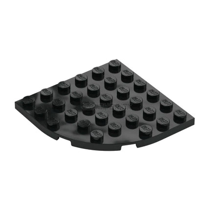 LEGO Plate, Round Corner 6 x 6, Black [6003] 6137779