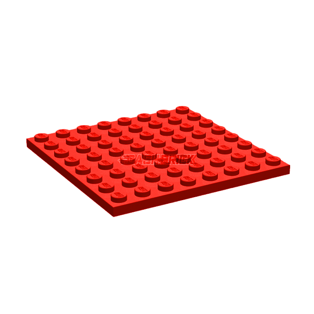 LEGO Plate, 8 x 8, Red [41539] 6396802