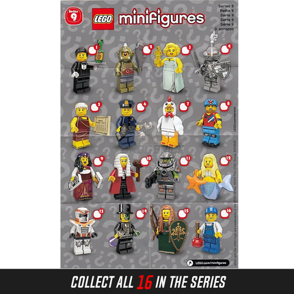 LEGO Collectable Minifigures - Judge (10 of 16) [Series 9]