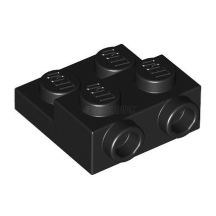 LEGO Plate, Modified 2 x 2 x 2/3 with 2 Studs on Side, Black [99206] 6052126