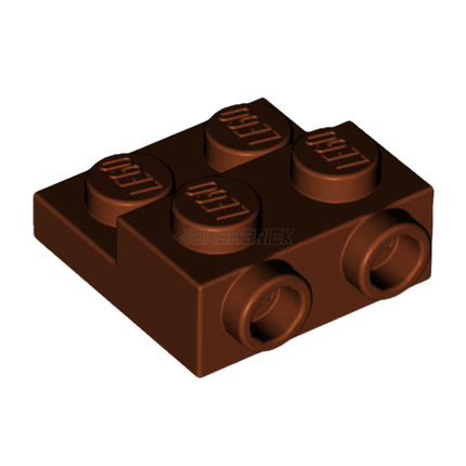 LEGO Plate, Modified 2 x 2 x 2/3 with 2 Studs on Side, Reddish Brown [99206] 6146301