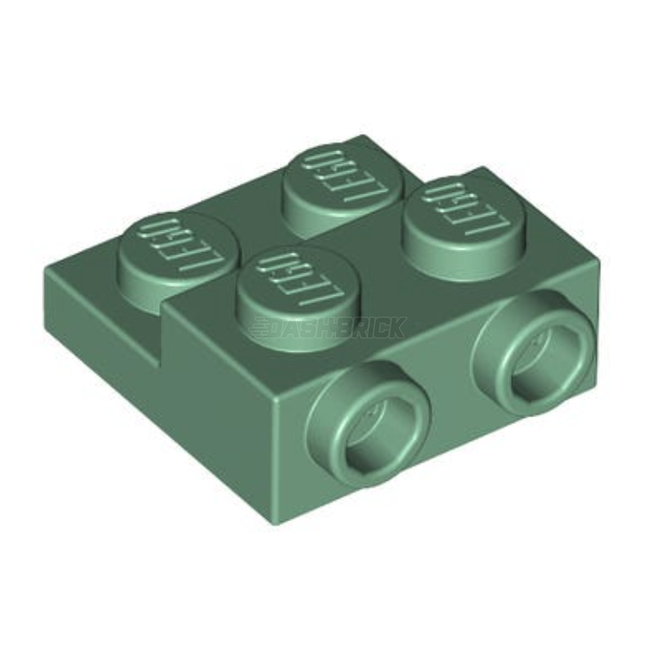 LEGO Plate, Modified 2 x 2 x 2/3 with 2 Studs on Side, Sand Green [99206] 6223171