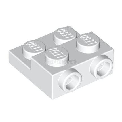 LEGO Plate, Modified 2 x 2 x 2/3 with 2 Studs on Side, White [99206] 6046979