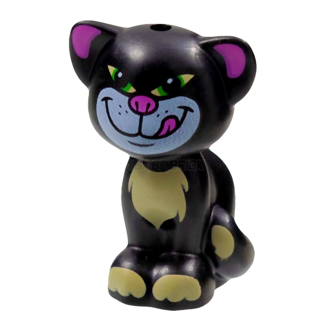 LEGO Minifigure Animal - Cat, "Lucifer", Disney Princess, Black [11602pb07]