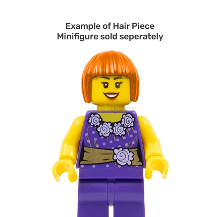 LEGO Minifigure Part - Hair Short, Bob Cut, Orange [62711] 6336408