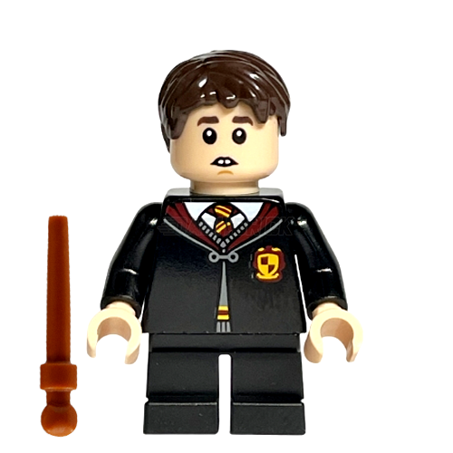 LEGO Minifigure - Neville Longbottom - Gryffindor Robe Clasped, Black Short Legs [HARRY POTTER]