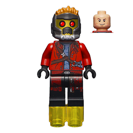 LEGO Minifigure - Star-Lord - Mask, Open Jacket (2014 Original) [MARVEL]