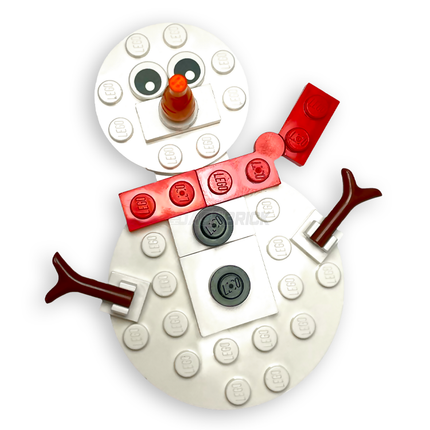 LEGO Christmas Tree Decoration - Whimsical Snowman [MiniMOC]