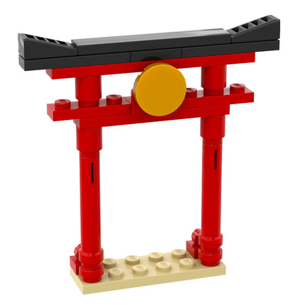 LEGO "Torii Gate" - Traditional Japanese Shrine Entrance [MiniMOC]