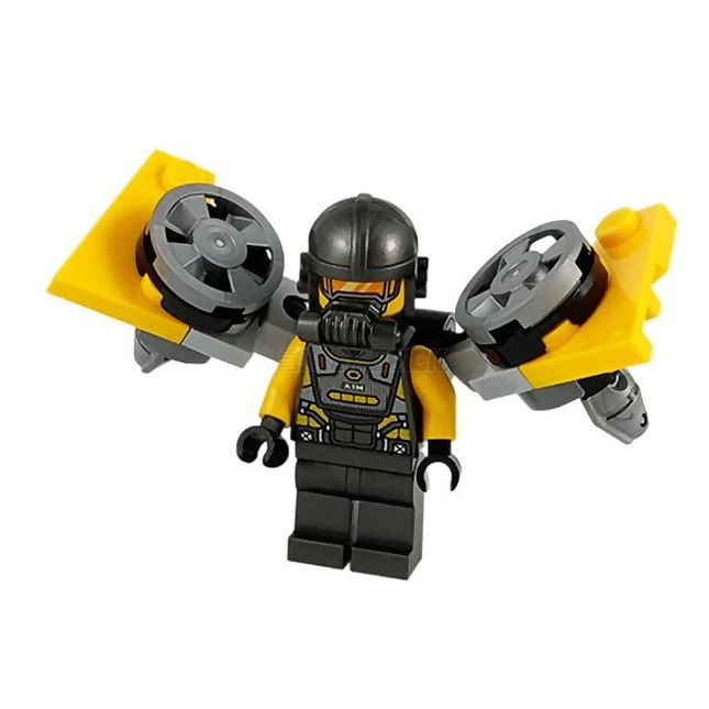 LEGO Minifigure - AIM Agent - Rocket Wings [MARVEL]
