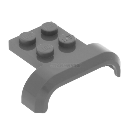 LEGO Vehicle, Mudguard 4 x 3 x 1 with Arch Curved, Dark Grey [28326] 6178912