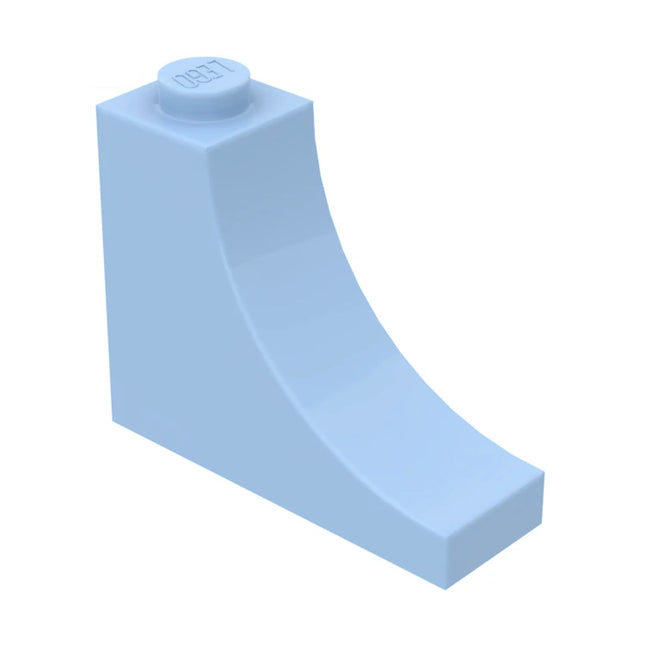 LEGO Brick, Arch 1 x 3 x 2 Inverted, Bright Light Blue [18653] 6383076