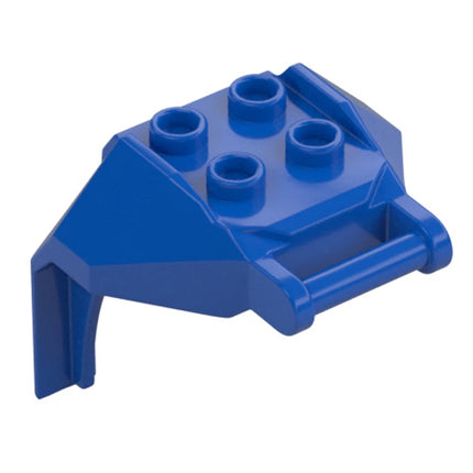 LEGO Plate, Large Figure Armor, Chest with 4 Studs and Bar Handle, Blue [27167] 6463374