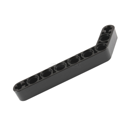 LEGO Technic, Liftarm, Modified Bent Thick 1 x 9 (7 - 3), Black [32271] 6276835