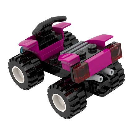 LEGO "Adventure ATV" - 4-Wheeler/Quad, Magenta [MiniMOC]