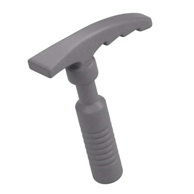 LEGO Minifigure Accessory - Ice Axe/Pick - 3-Rib Handle, Flat Silver [18738] 6438518
