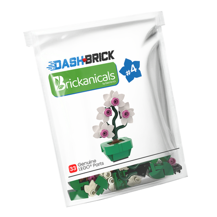 LEGO "Brickanicals #4" Orchids in Green Pot [MiniMOC]