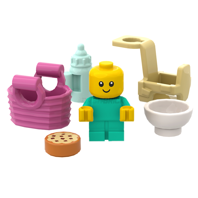 LEGO Minifigures - Baby Pack (Carrier, Bottle, Carrier, Bowl, Cookie) [CITY]