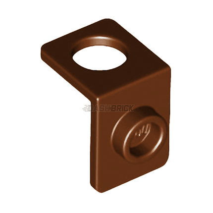 LEGO Minifigure Neck Bracket with Back Stud, Back Plate, Thick Back Wall, Reddish Brown [28974] 6170809