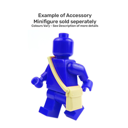 LEGO Minifigure Accesory - Bag, Handbag, Messenger Pouch, Reddish Brown [61976]