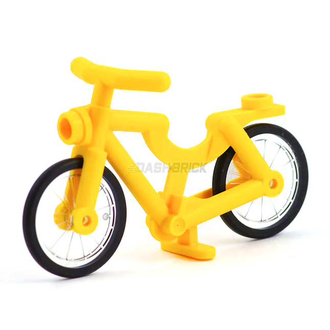 LEGO Minifigure Accessory - Bicycle, Riding Cycle/Bike, Yellow [4719c02]